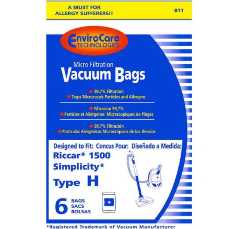 Simplicity H Vacuum Bags
