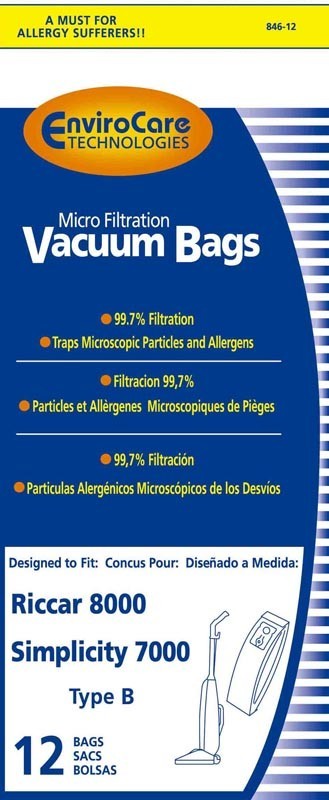 Simplicity 7 Series B Vacuum Bags