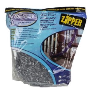 VACSOCK, 30' PADDED QUILTED W/ ZIPPER GRAY