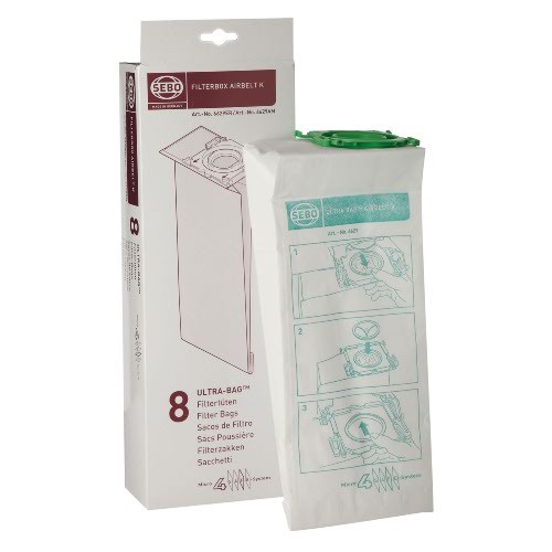SEBO 6629AM Vacuum Filter Bag Box for K Series, 8-Pack