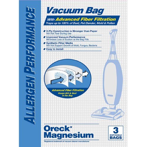 Oreck LW (3) Pack Allergen Vacuum Bags