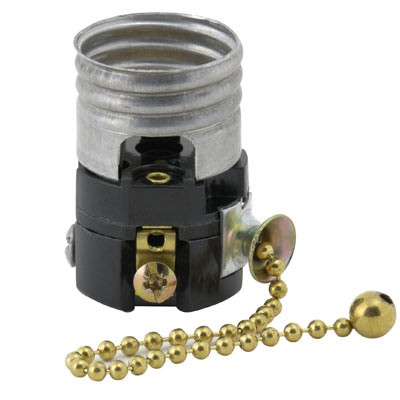Leviton Lamp Socket with pull chain