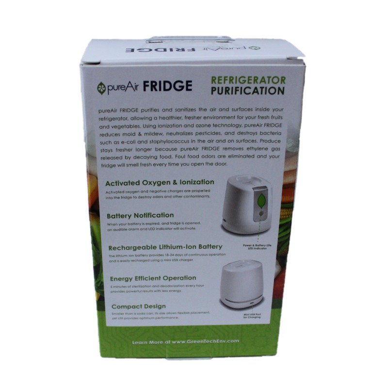 PureAir FRIDGE Refrigerator Purification
