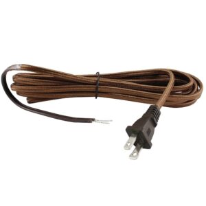 16FT Rayon Covered SPT-2 Cord w/molded Plug