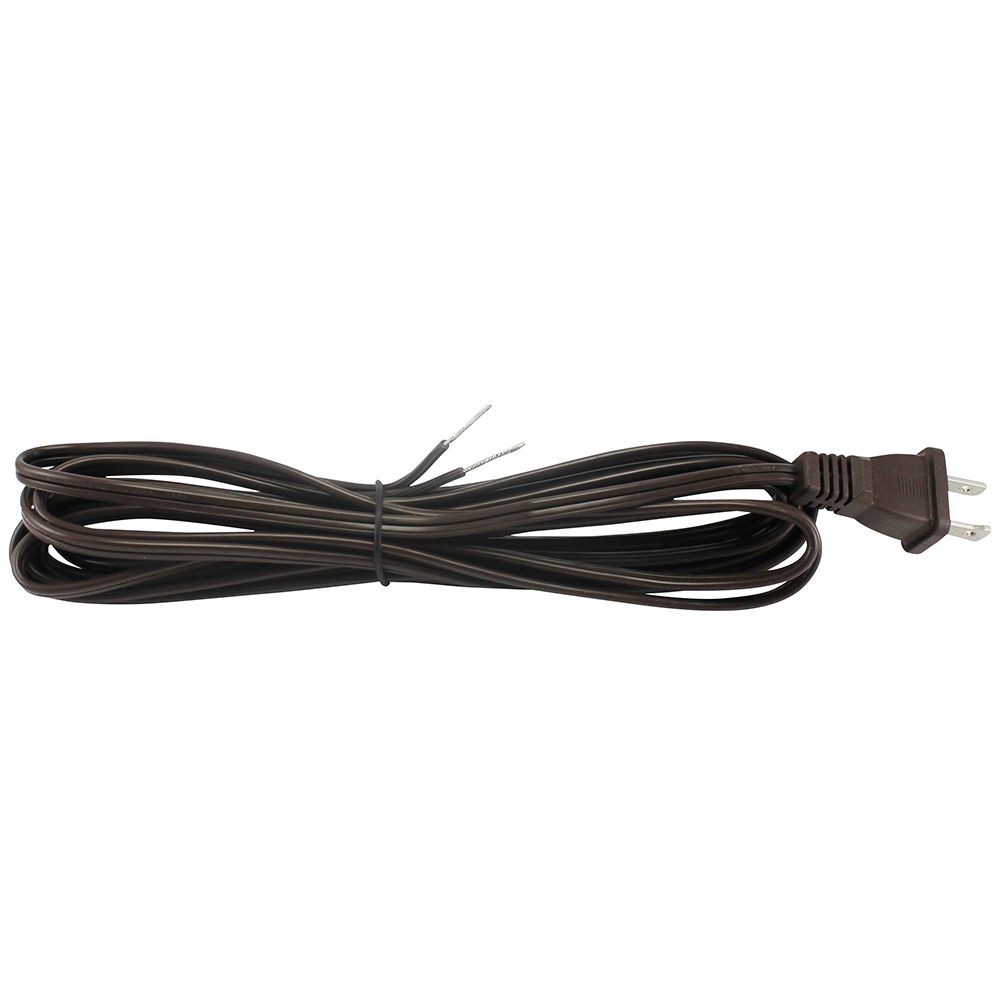 6' Brown Lamp Cord Set Spt-1